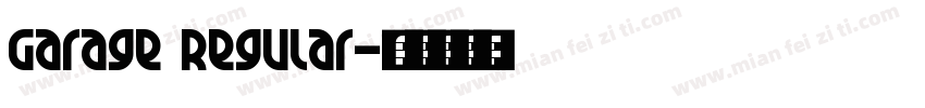 Garage Regular字体转换